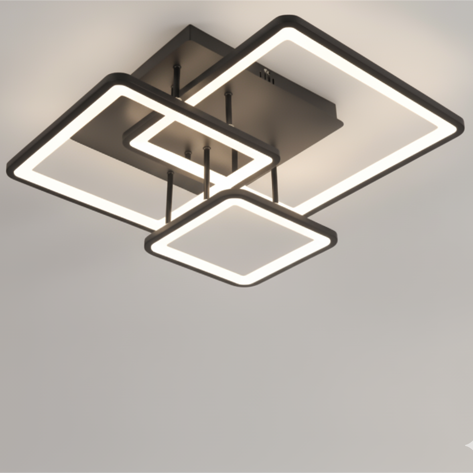 Plafonnier LED Carré Télécommandé